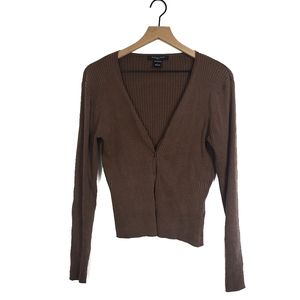 August Silk Ribbed Sweater